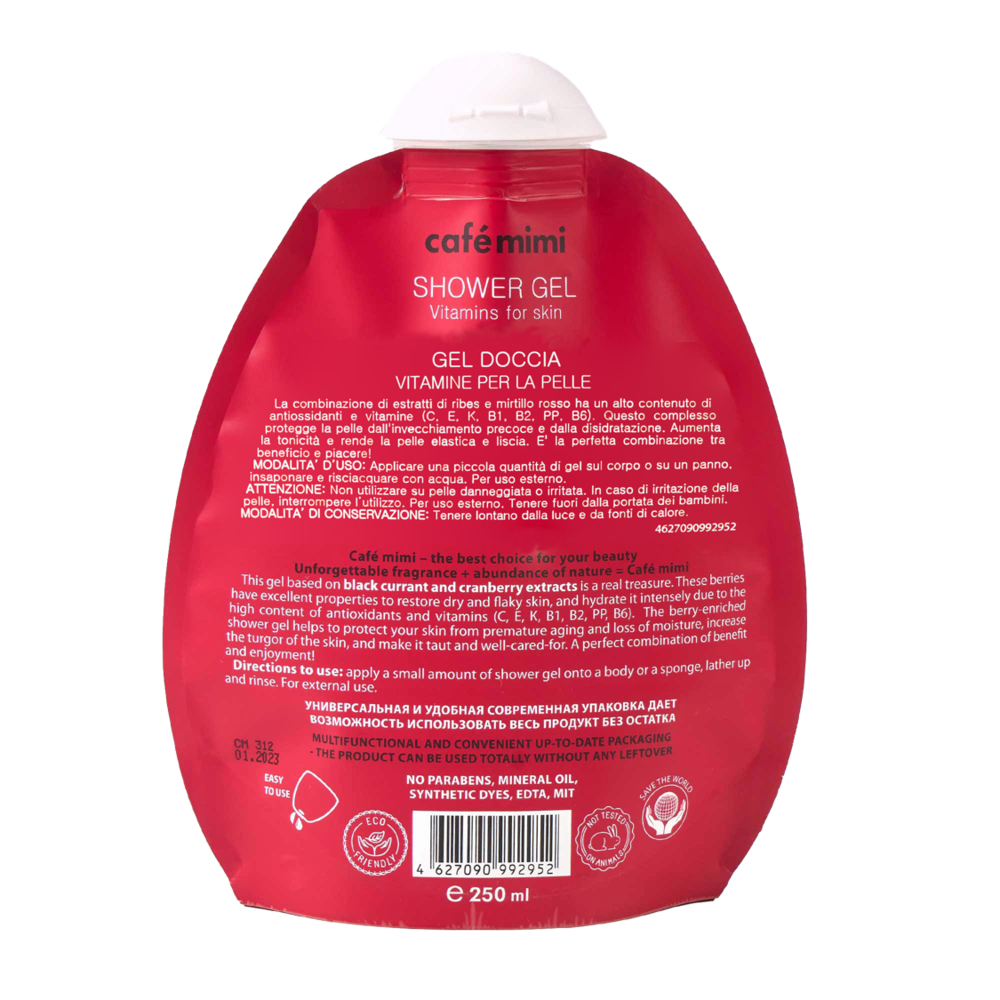 GEL DOCCIA VITAMINE CAFE MIMI